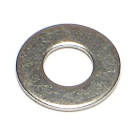 Flat Washer, Fits Bolt Size #10 ,18-8 Stainless Steel 50 PK